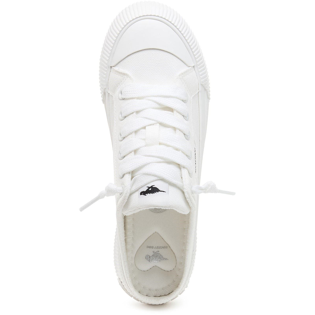 Rocket Dog Cheery Mule Canvas Textile Women's White Mules