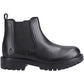 Hush Puppies Ariella Chelsea Leather Youth Black Boots
