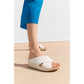 Fitflop Lulu Lux Graphic-Weave Leather Women's Urban White Sandals