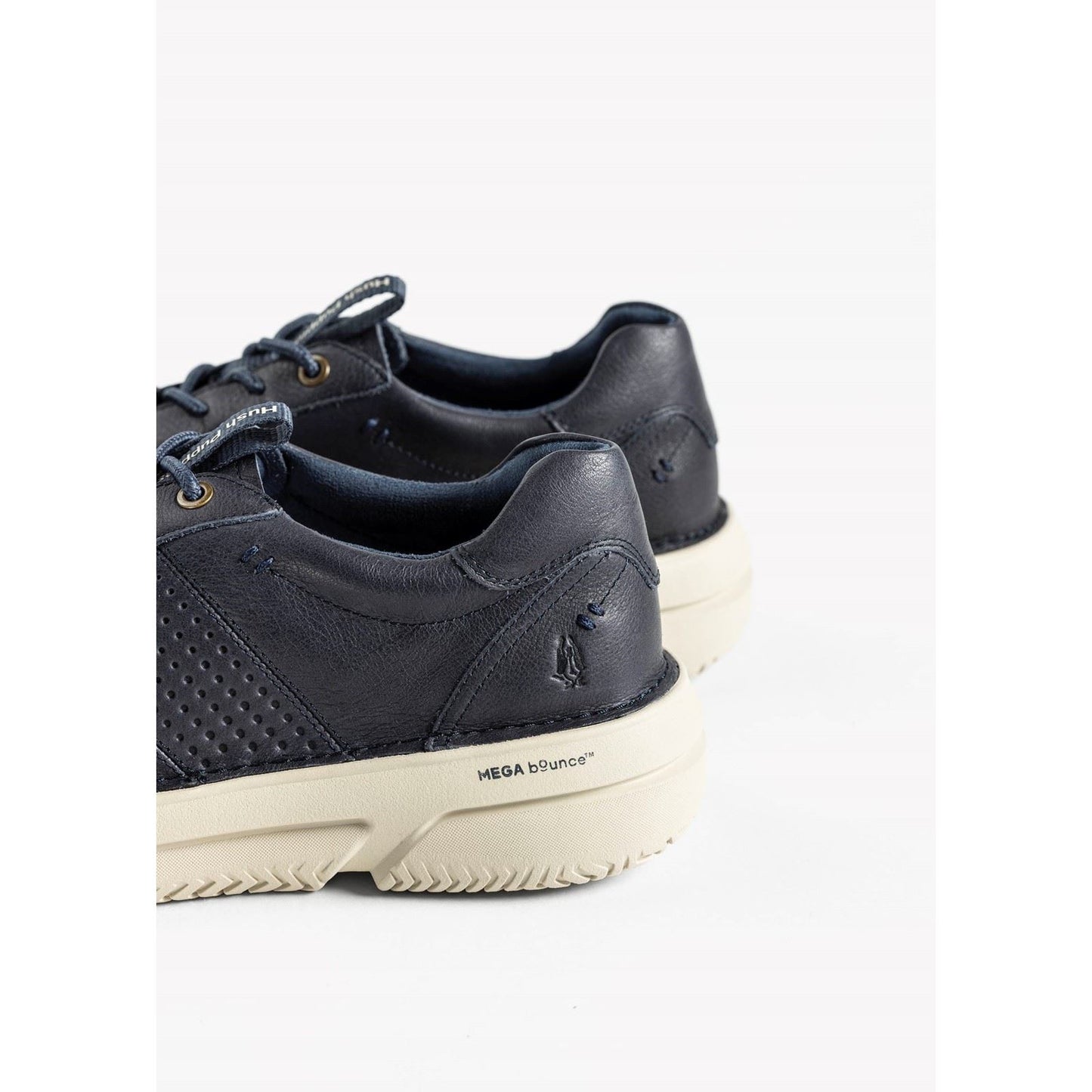 Hush Puppies Baylor Leather Men's Navy Trainers