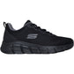 Skechers BOBS B Flex Icy Edge Textile Men's Black Trainers