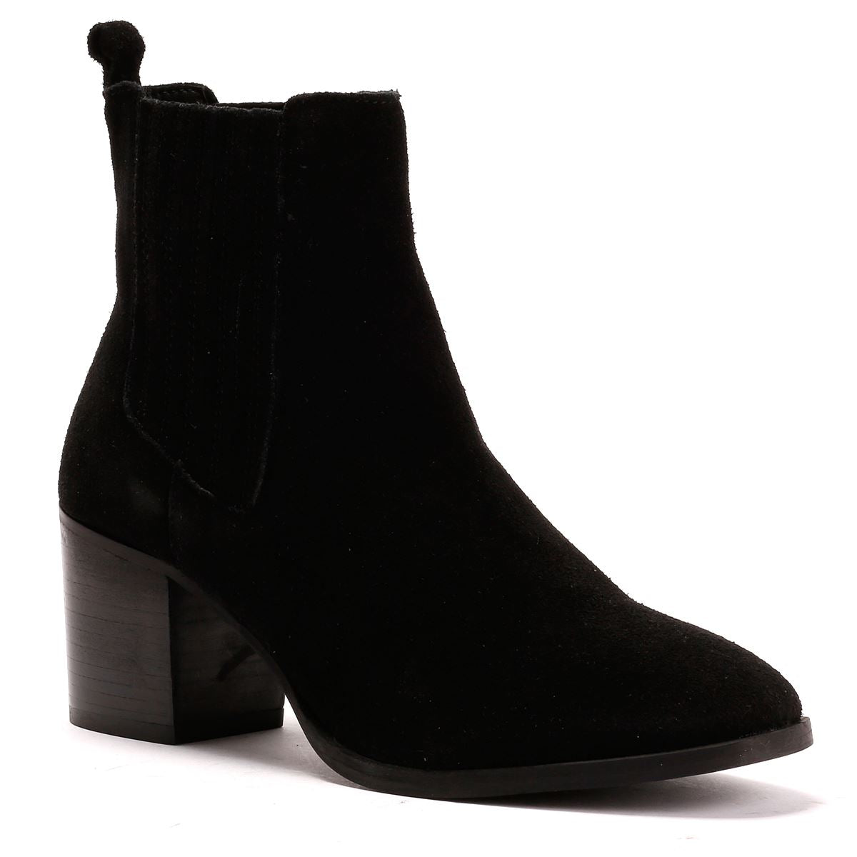 Osprey London The Naples Suede Women's Black Boots