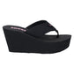 Rocket Dog Women's Diver Webbing Sandal in Black