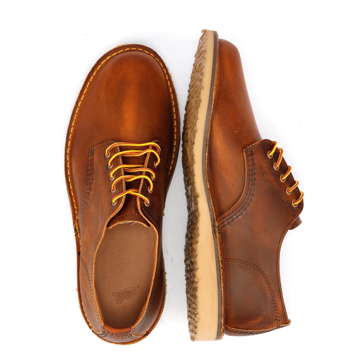 Red Wing Weekender Oxford Rough & Tough Leather Men's Copper Lace-Up Shoes