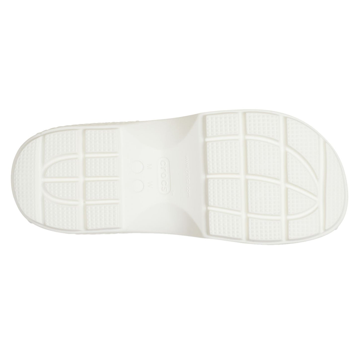 Crocs Unisex Stomp Slide in Chalk
