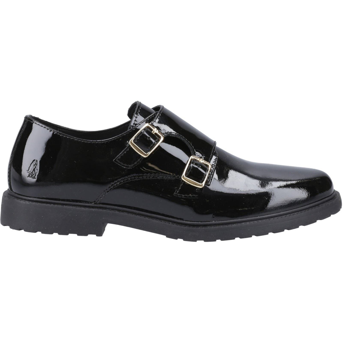 Hush Puppies Verity Leather Women's Black Patent Shoes