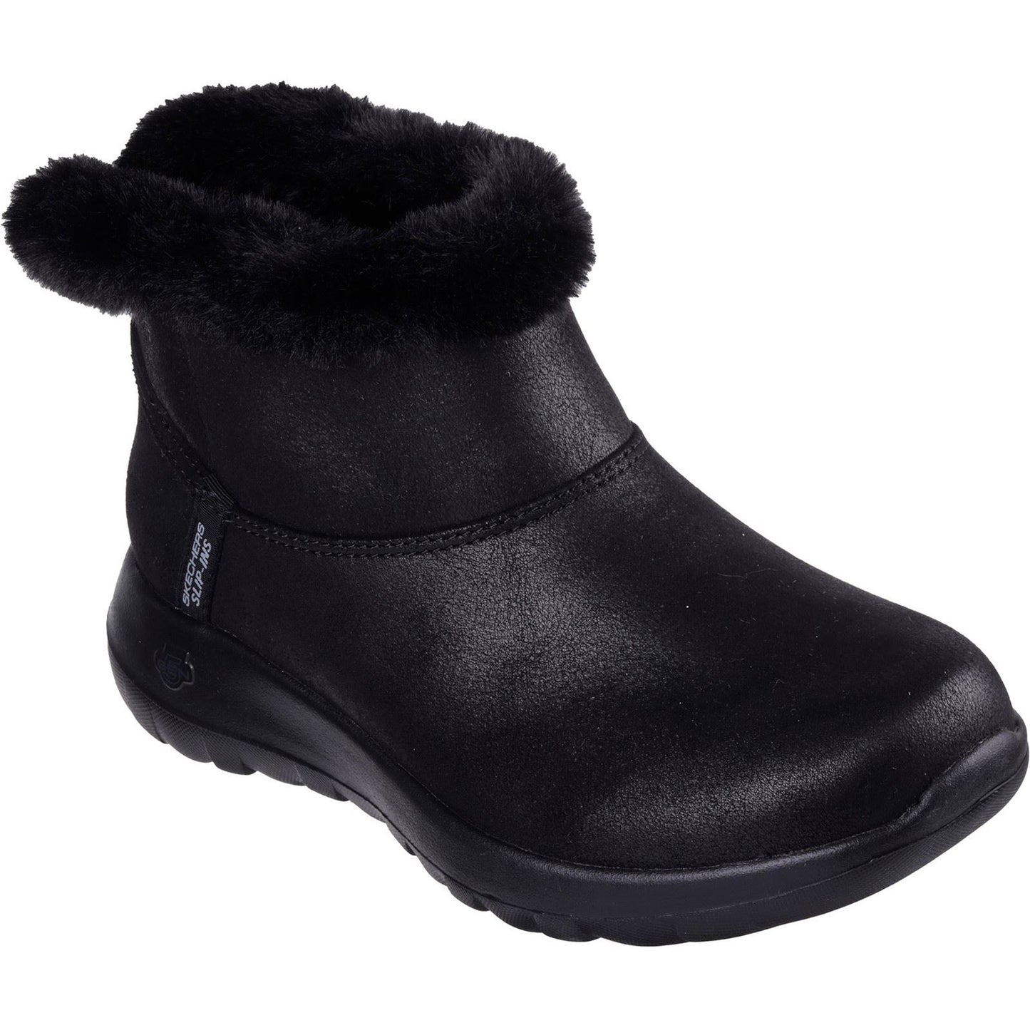 Skechers On-the-GO Joy Cozy Dream Polyester Women's Black Winter Ankle Boots