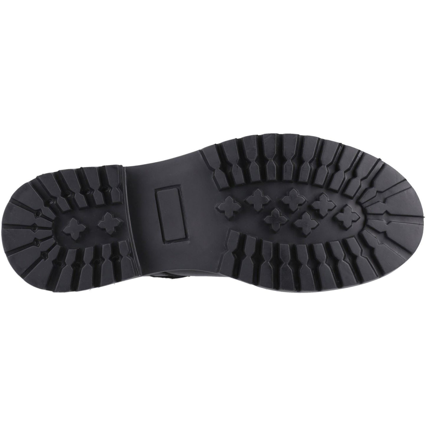 Hush Puppies Aurora Leather Youth Black Shoes