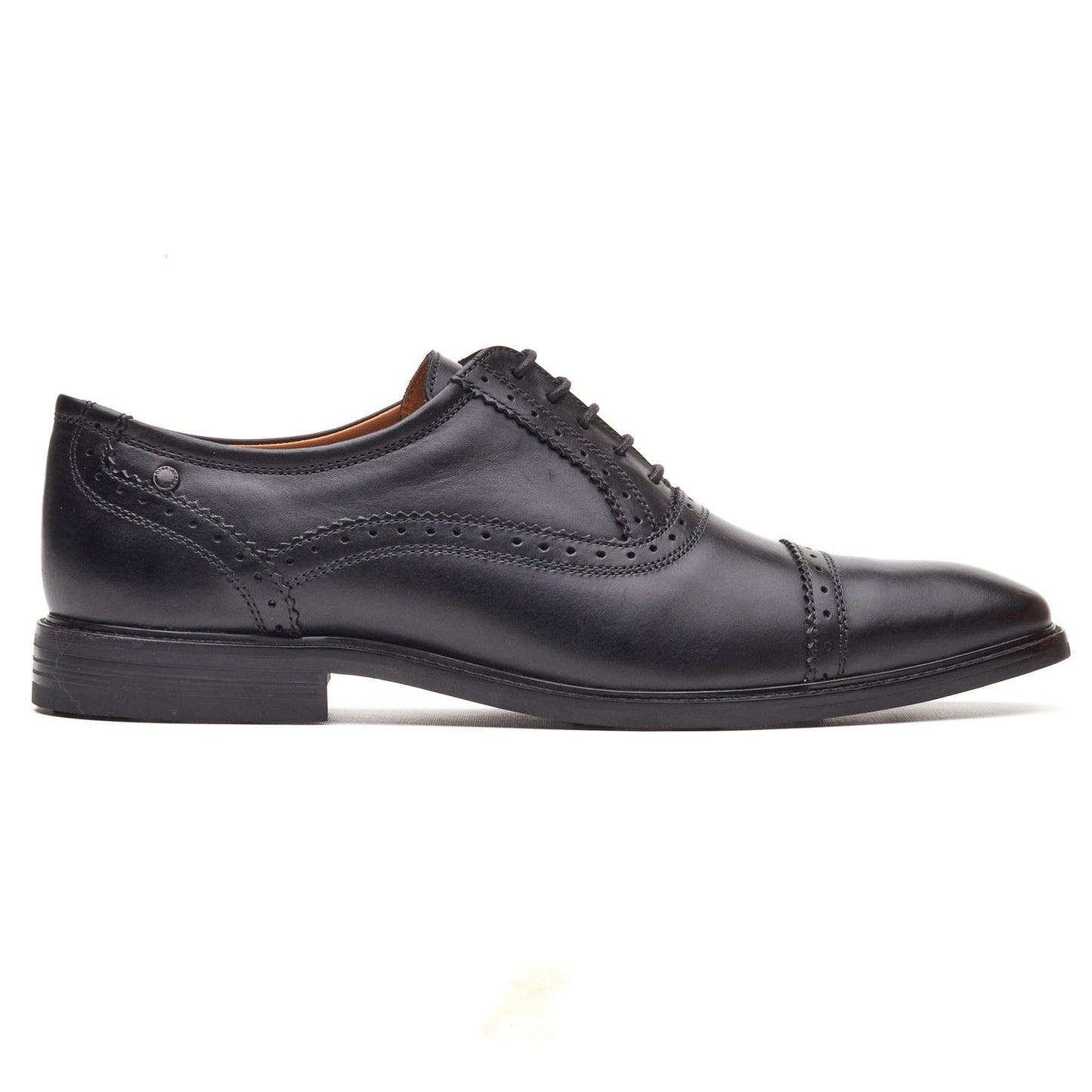 Base London Ascot Oxford Leather Men's Black Oxford Shoes