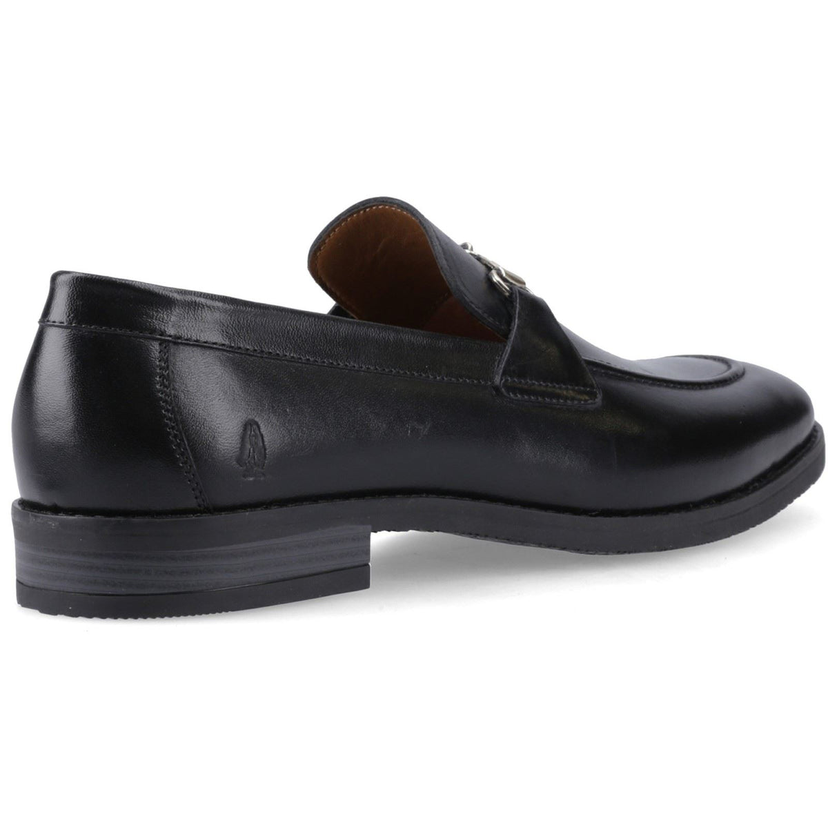 Hush Puppies Moses Leather Men's Black Loafers