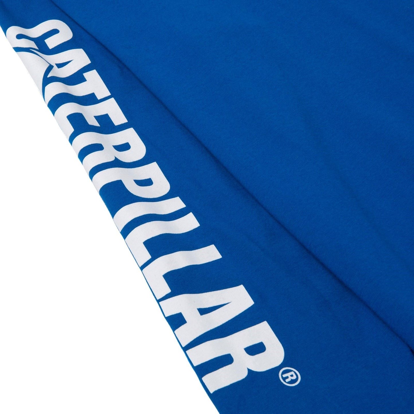 Caterpillar Men's Trademark Banner Long Sleeve T-Shirt in Memphis Blue