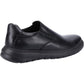 Hush Puppies Trent Leather Men's Black Slip-On Shoes