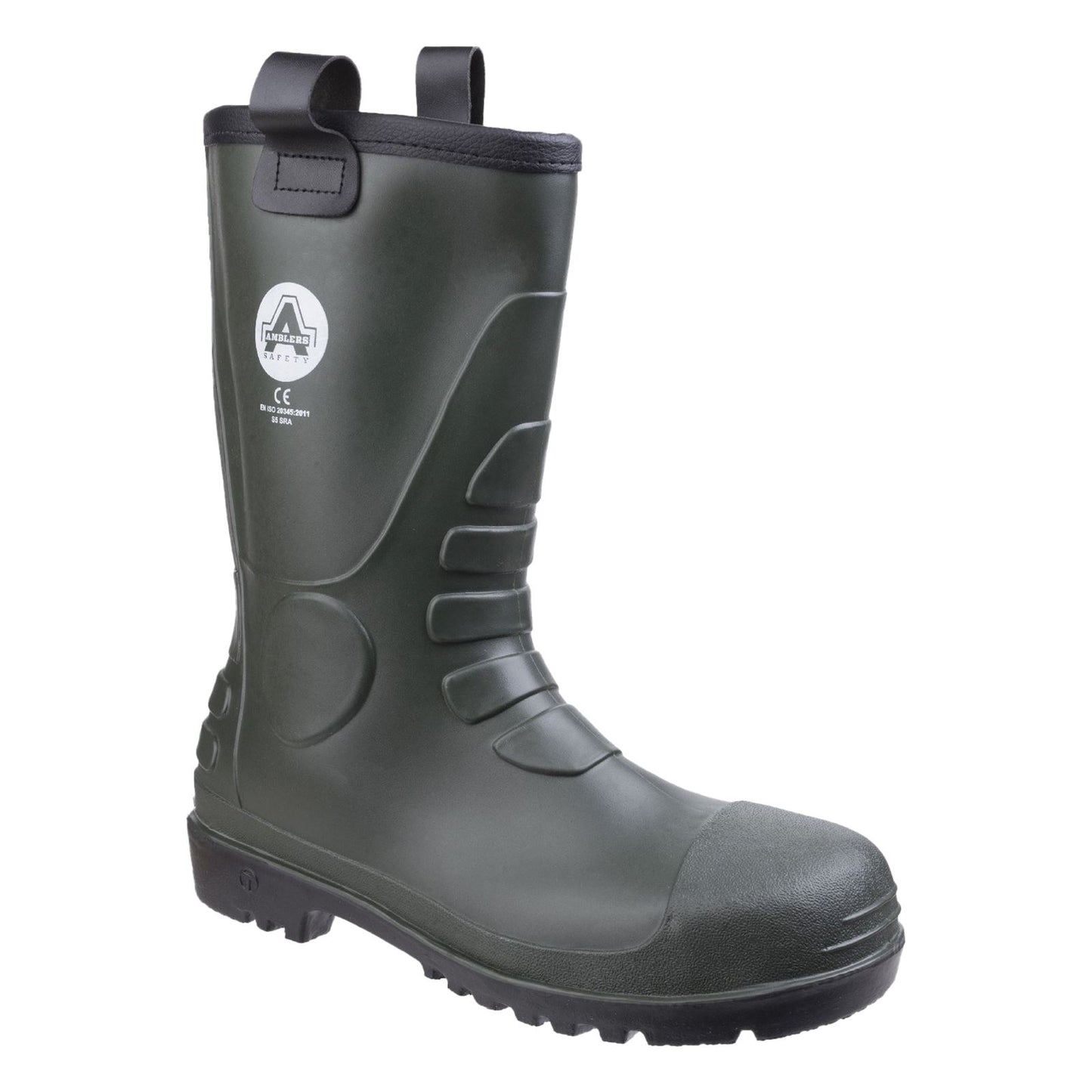 Amblers Safety FS97 PVC Rigger Safety Boot in Green
