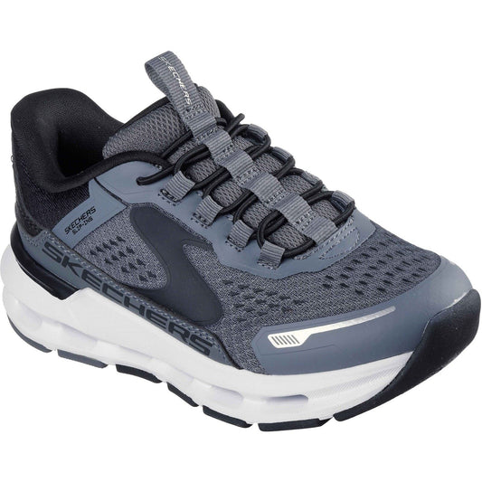 Skechers Glide-Step Plus Vista-Lane Polyurethane Boy's Charcoal/Black Trainers