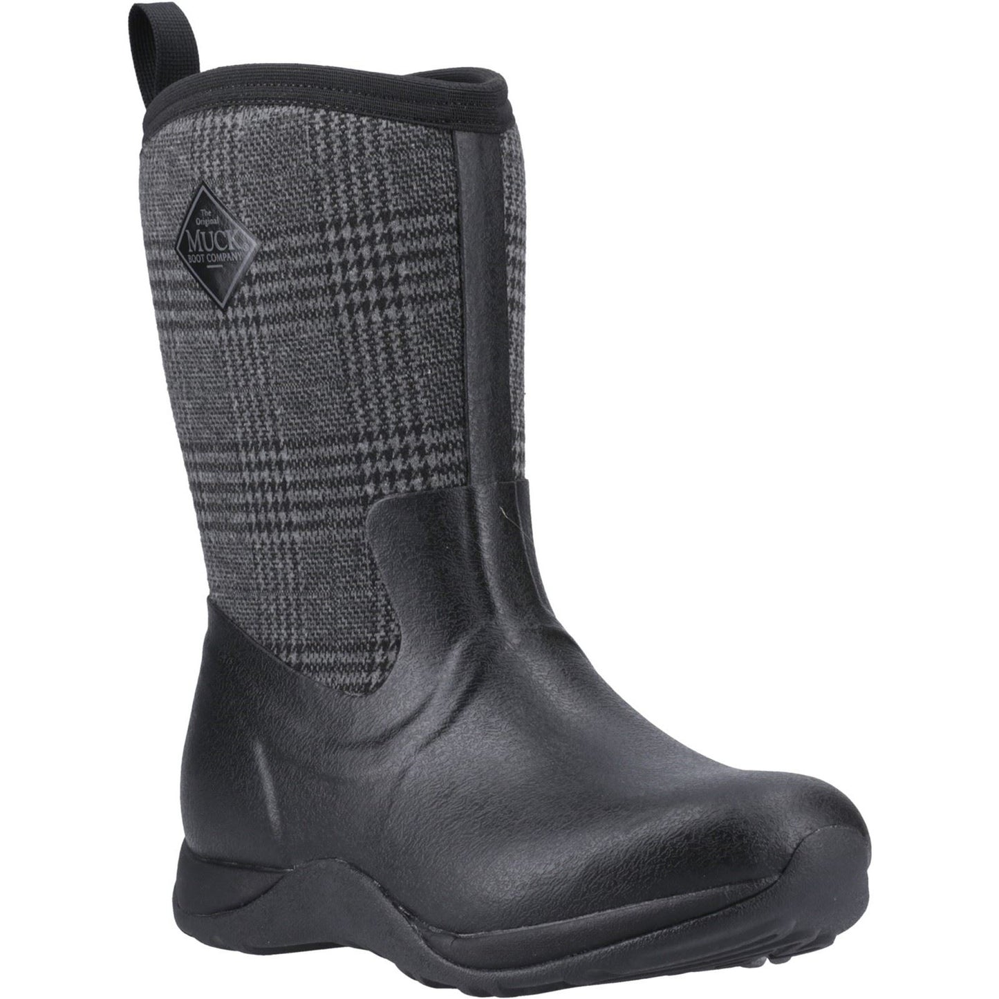 Muck Boots Arctic Weekend Rubber Women's Black/Plaid Winter Mid Calf Boots