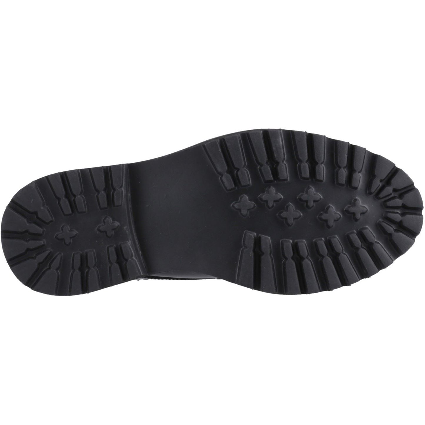 Hush Puppies Gabi Lace Up Patent Leather Black Brogues