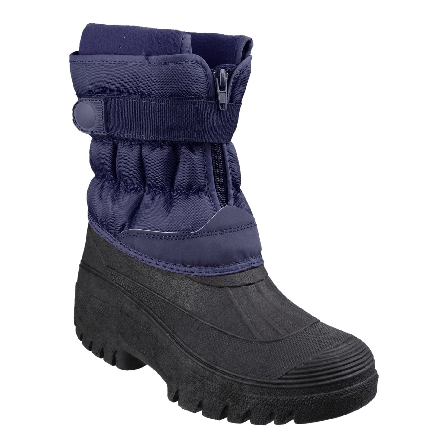 Cotswold Men's Chase Touch Fastening and Zip up Winter Boot in Navy