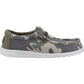 HEYDUDE Men's Wally Washed Camo Shoe in Camo