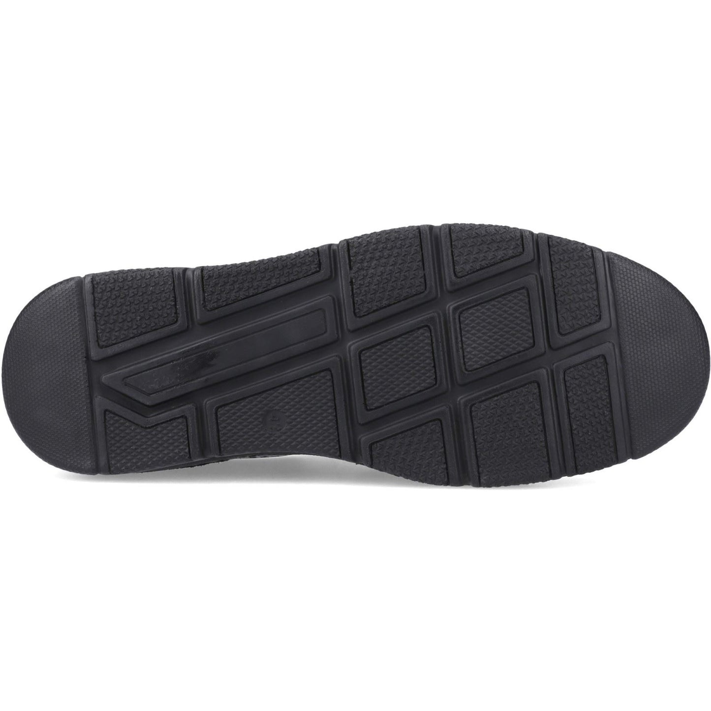 Hush Puppies Franklin Lace Up Shoe Leather Men's Black Loafers