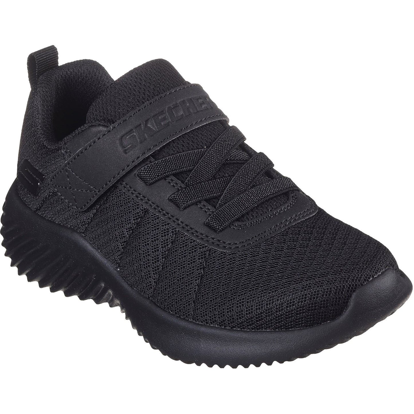 Skechers Bounder Baronik Textile Black Trainers