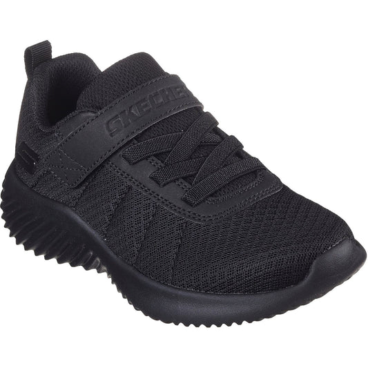 Skechers Bounder Baronik Textile Black Trainers