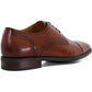 Dune Suffix Leather Men's Dark Tan Lace-Up Shoes