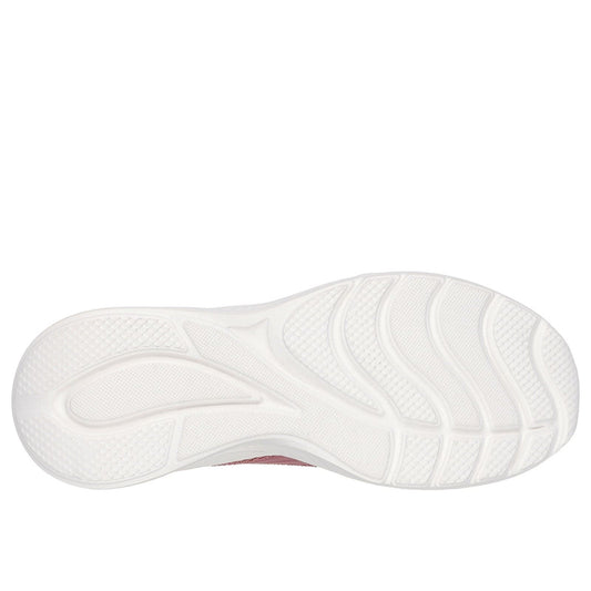 Skechers Women's Bobs Squad Waves Still Wading Trainers in Rose