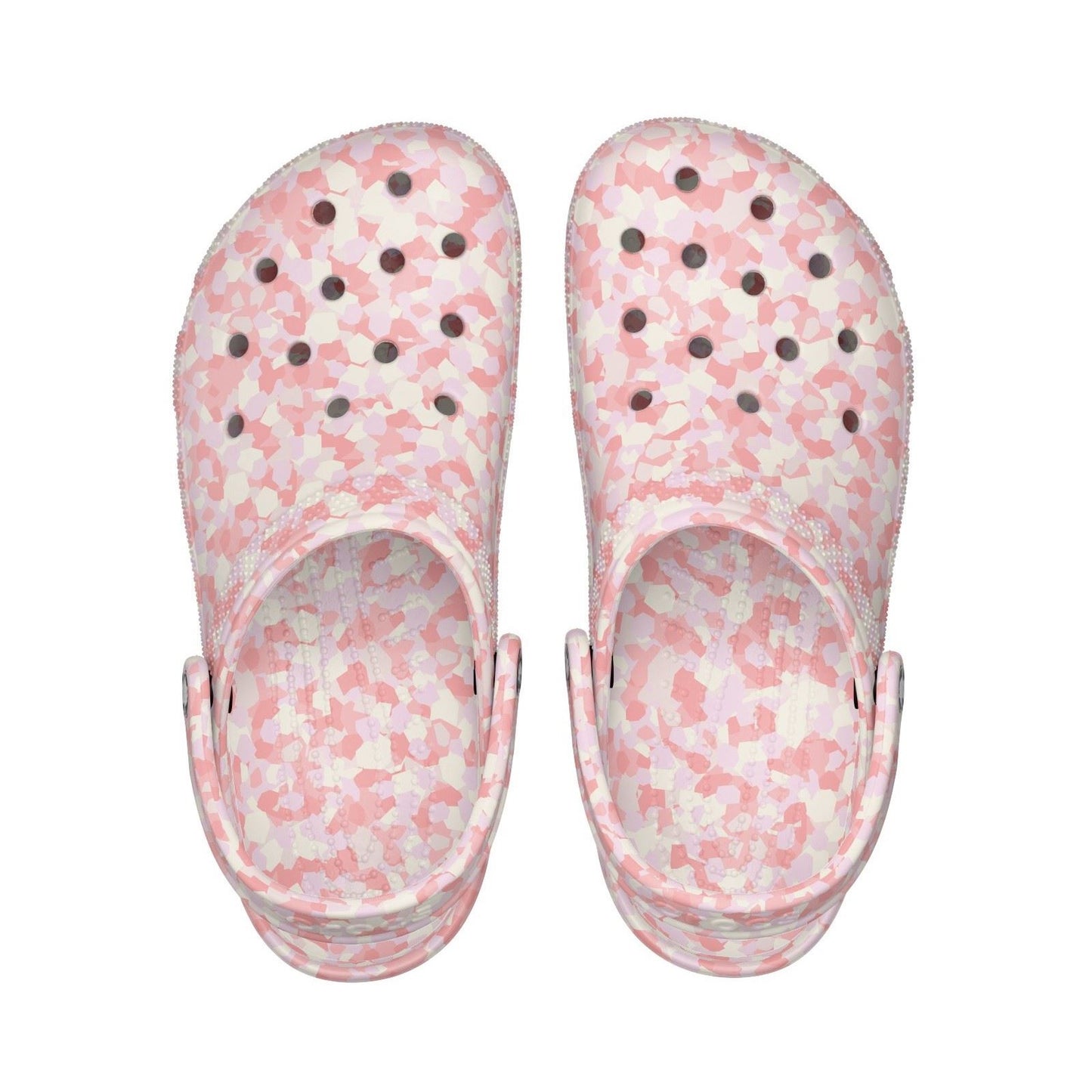 Crocs Classic Confetti Thermoplastic Women's Pink Milk/Mulit Flip Flops