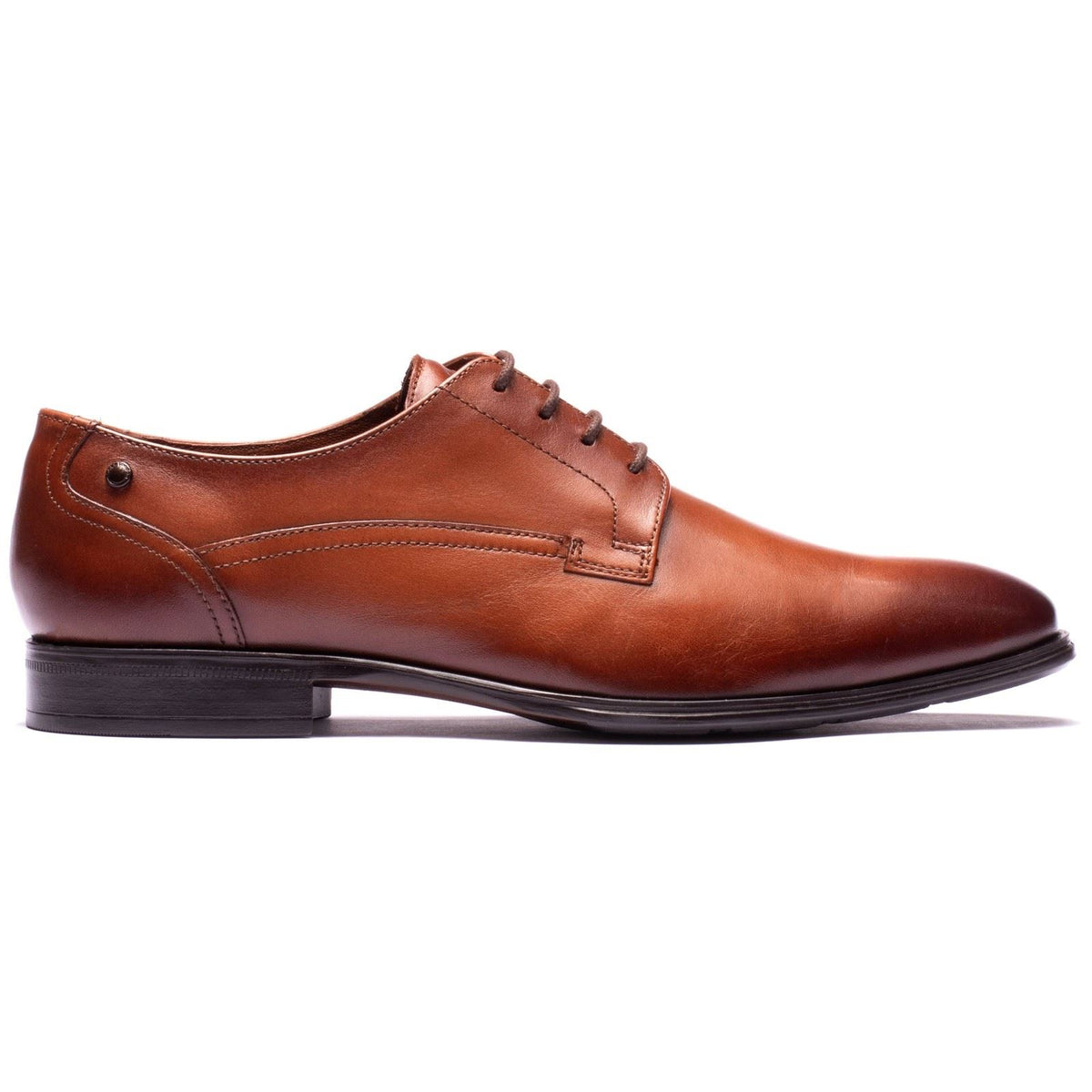 Base London Vance Leather Men's TAN Derby Shoes