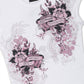 Ed Hardy Tattoo City Cap Sleeve Top Women's White T-Shirts