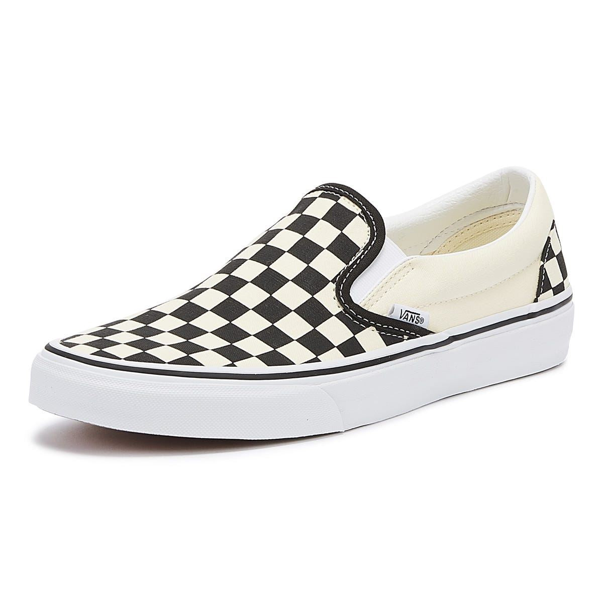 Vans Classic Slip-On Men's Black / White Checkerboard Canvas Trainers