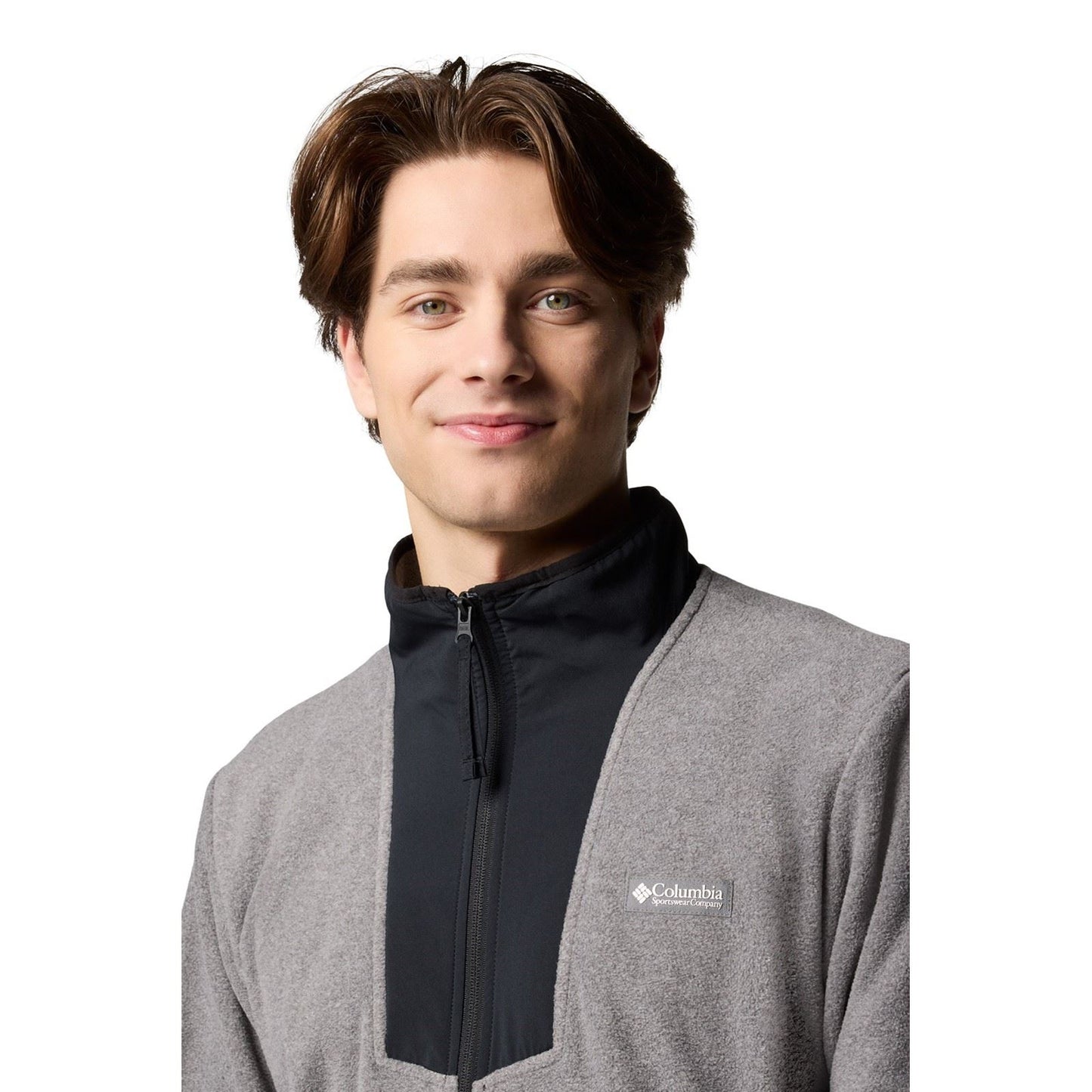 Columbia Sequoia Grove Full Zip Men's Grey Fleece Jacket