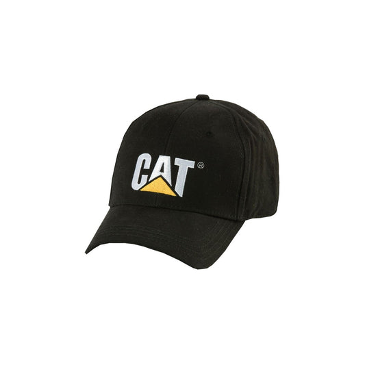 Caterpillar Trademark Cotton Black Baseball Caps
