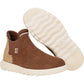 HEYDUDE Women's Branson Suede Novelty Ankle Boots in Brown/Snake