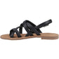 Hush Puppies Hope Leather Women's Black Sandals