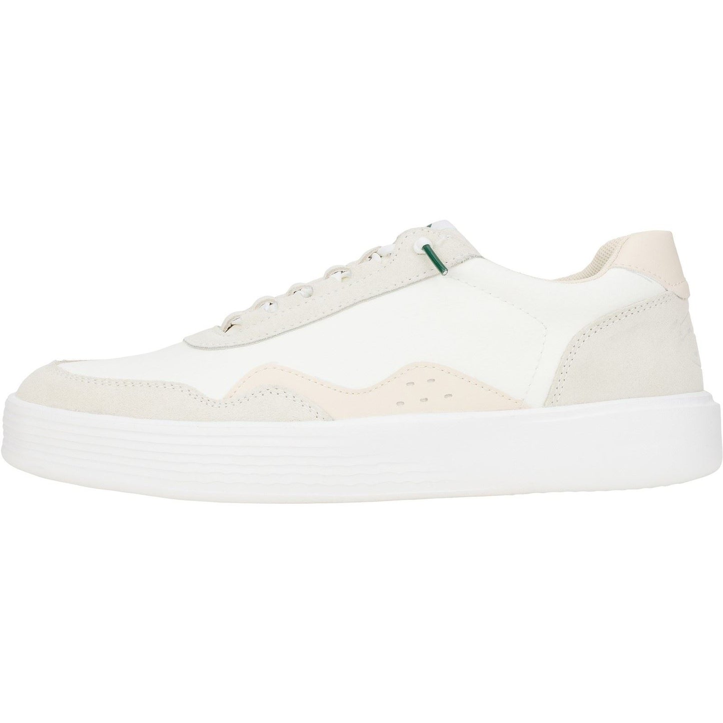 HEYDUDE Men's Hudson Classic Trainers in Light Beige/White