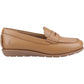 Hush Puppies Shelby Leather Women's Tan Loafers
