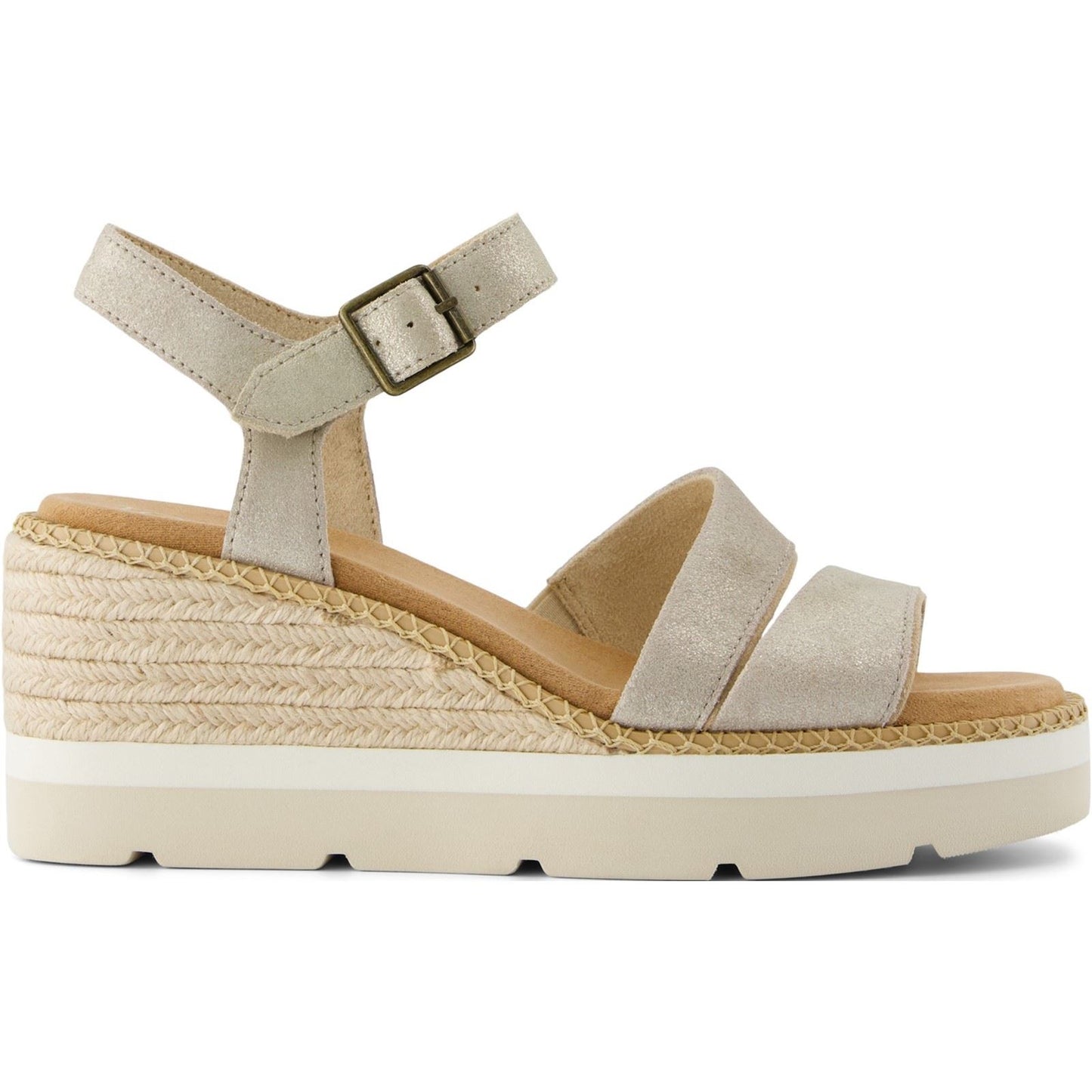TOMS Women's Darya Sandal in Champagne