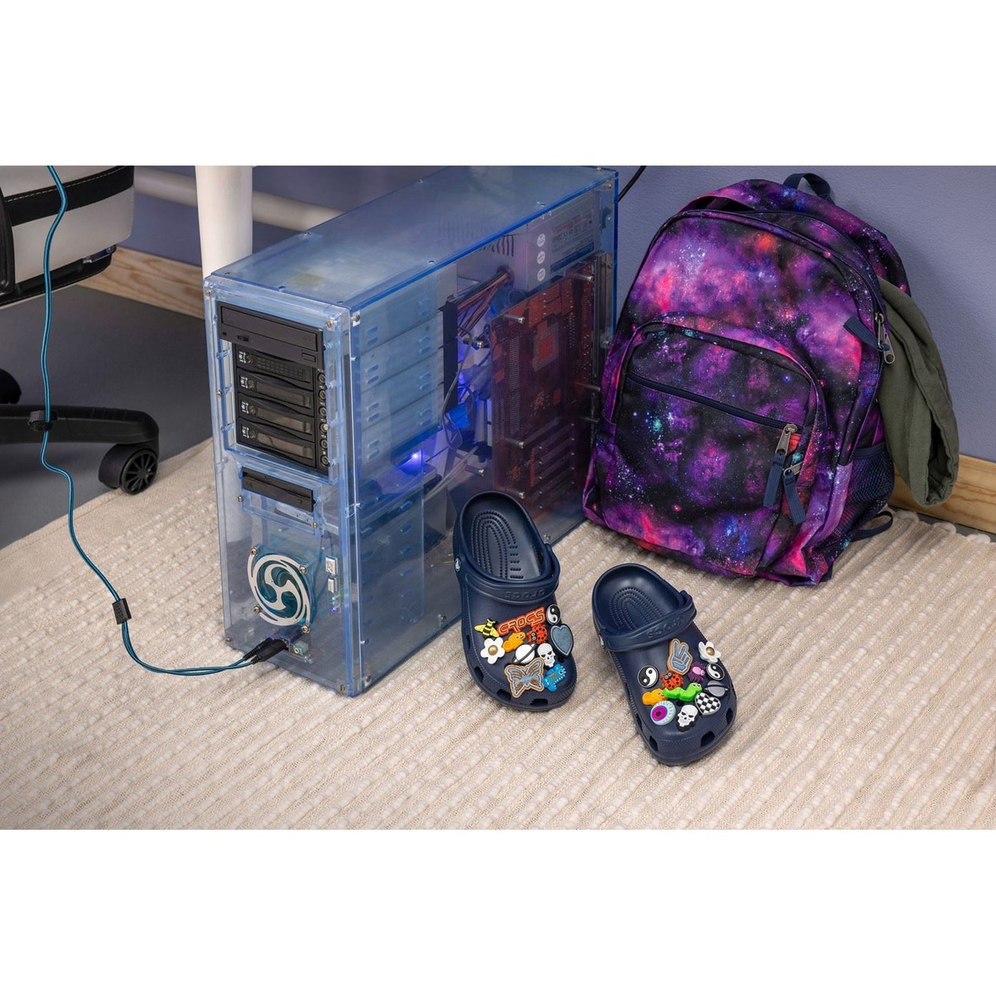 Crocs Toddler Classic Thermoplastic Navy Clogs