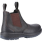 Hard Yakka Men's Outback Safety Dealer Boot in Brown