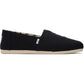 TOMS Alpargata Cotton Men's Black Shoes