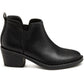 Rocket Dog York Polyurethane Women's Black Heeled Ankle Boots