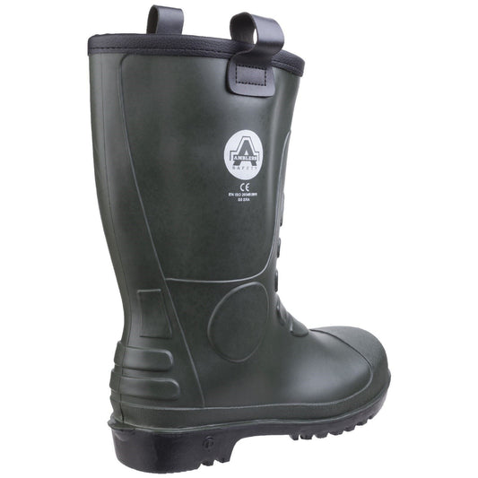Amblers Safety FS97 PVC Rigger Safety Boot in Green