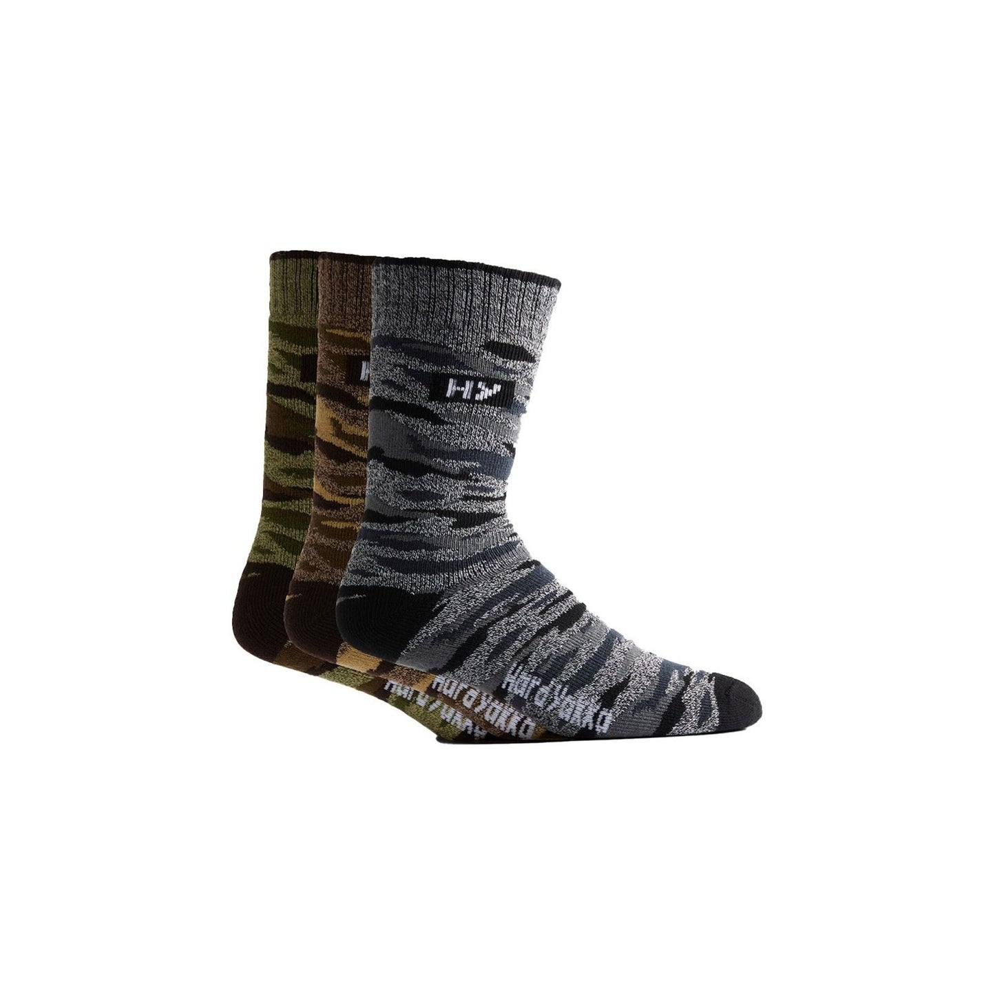 Hard Yakka Sock & Beanie Bundle Polyester Unisex Adults's Green Hats & Socks Set