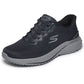 Skechers Bounder 3.0 Reocurrence Textile Men's Black/Charcoal Trainers