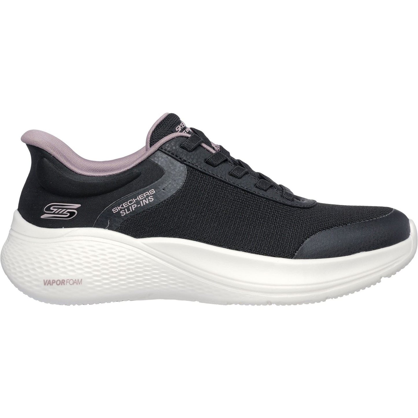 Skechers BOBS Infinity Vapor Glow Polyester Women's Black Trainers