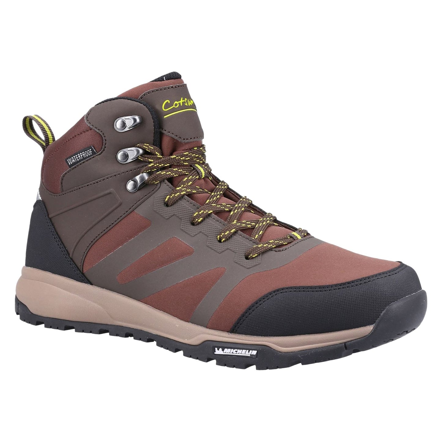 Cotswold Men's Kingham Mid Mens Boot in Brown