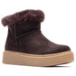 Hush Puppies Becca Suede Women's Chocolate Winter Ankle Boots