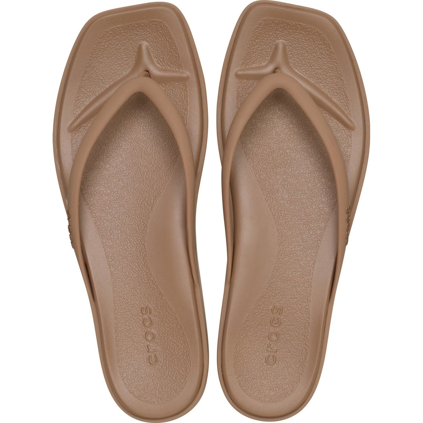 Crocs Miami EVA Women's Milk Chocolate Flip Flops