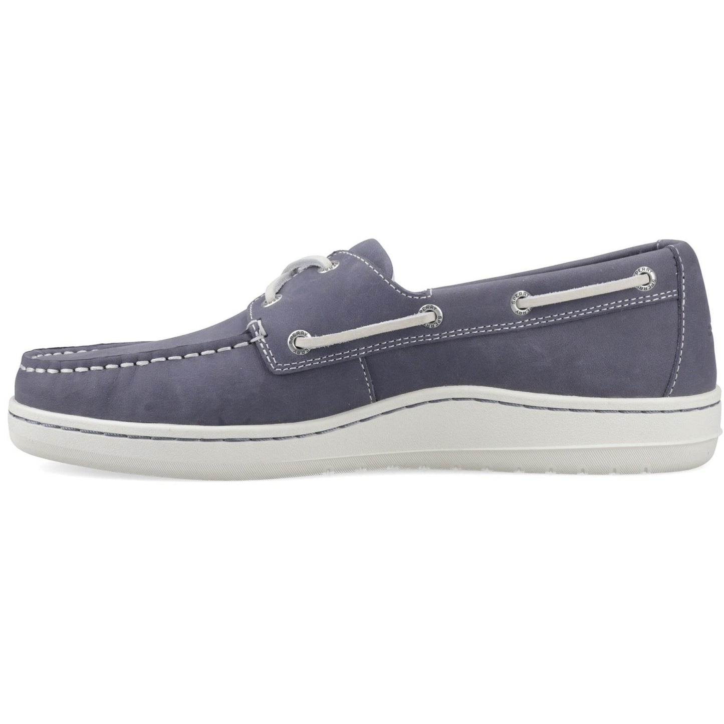 Sperry Strake 2-Eye Boat Leather Men's Navy Boat Shoes